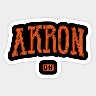 Akron Ohio Sticker